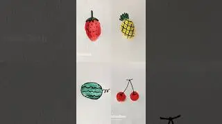 Fingerprint art #art #drawingtutorial #drawingvideo #howtodraw #drawing #kidsart #kidsvideo #kids