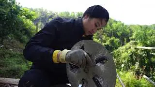 KỀM MIỀN TV - Ethnic girls iumienh uproot cassava roots as food for cattle