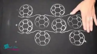 Full Line Stencil demo of #40080 Soccer Balls by Dave Hudson