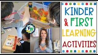 Kindergarten & First Grade Learning Activities! || What we did in Sept & Oct 2023