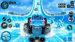 Monster Truck Mega Ramp Impossible Driver - 2025 Ultimate Car Stunts GT Racing - Android GamePlay 