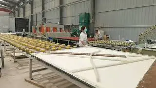 JTM Quartz Slab Line， how the engineered quartz slab are produced