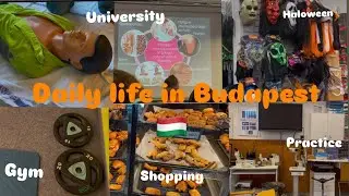 Daily life in Budapest 🇭🇺/ university 📚/shopping 🛒/ halloween🎃
