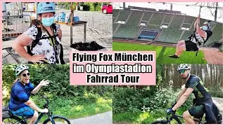 FLYING FOX im Olympiastadion M&uuml;nchen | Radtour | Shoppen | VLOG | PrimaDina
