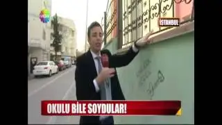 Okulu bile soydular!