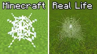 minecraft textures vs real life textures