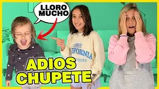 😭👶 Le QUITAMOS el CHUPETE a Nuestro BEBÉ 😥 GISELA LLORA MUCHO, Se Lo CAMBIAMOS por un POP IT 😨