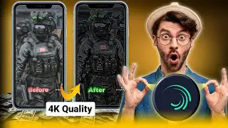 Convert your video into ultra hd Quality in Alight motion 