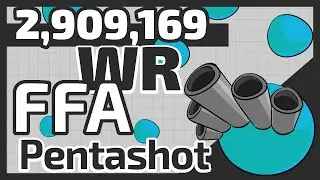 Diep.io 2.9M penta ffa WR!