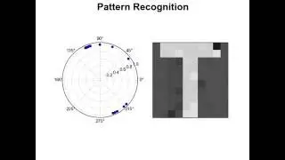 Pattern recognition (symbol 'T') by oscillatory network