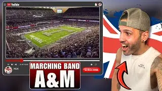 BRITISH GUY reacts to The Fightin&rsquo; Texas Aggie Marching Band!