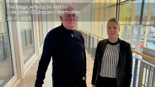 Tv&aring; tunga avhopp p&aring; kort tid &ndash; d&aring; jublar SD-toppen i Norrbotten