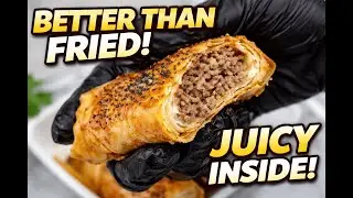 These Crispy Meat Cigars Are BETTER Than Fried 😱 | Easy Oven Recipe