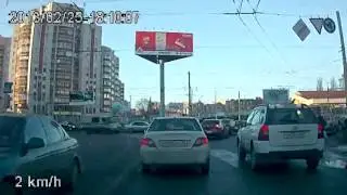 [тест видео] видеорегистратор DNS -EV100 848x480