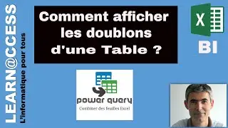Power Query  - Comment afficher les doublons d'une Table ?