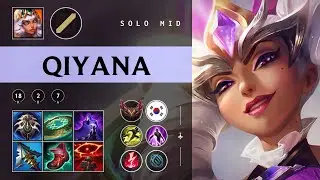 Qiyana Mid vs Twisted Fate - KR Grandmaster Patch 25.24