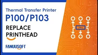How to replace print head of label printer P100/P103 Series Tutorials