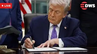 LIVE: Donald Trump Signs Historic Bill at White House | Full Oval Office Ceremony & Remarks | AC15