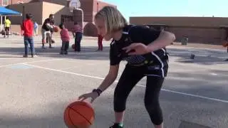 The Mesita Mustangs Mini Dribblers Dribble Low Right Drill