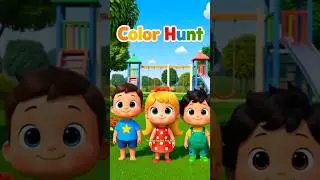 Find the Colors FAST! 🌈 Color Hunt Song for Kids (Dance & Learn)#ColorSong #LearnColors #Kids