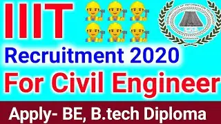institute of information technology recruitment for civil engineer