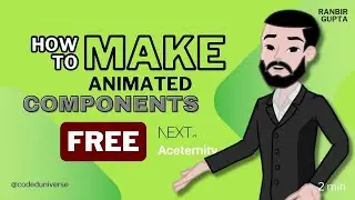 Add Beautiful Animated Components in Next.js using Aceternity UI (Step-by-Step Tutorial)