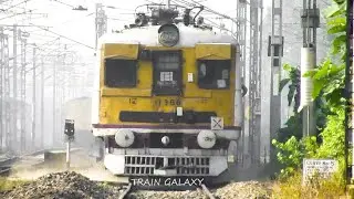 Unique emu rake | The patrolling  special train curvey & straight lines  Action | local trains