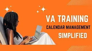 Virtual assistant Training calendar management