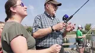Liberty  Place Memory Care Seniors Share Angling Passion with Kids
