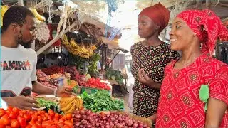 African Village Moms Shopping Fresh Food | Real Market Day Experience