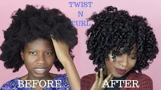 TWIST N' CURL FOR TYPE (4A,4B,4C) NATURAL HAIR | ft. LA NATURALS