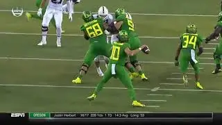 Dillon Mitchell (Oregon WR #13) vs. Stanford (2018)
