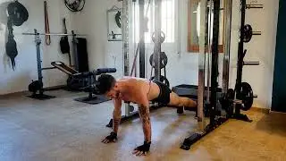 Chest: Military Push-ups + elastic band