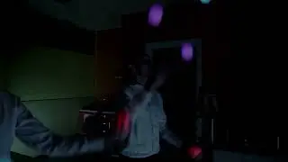 Juggling with led balls
