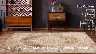 United Weavers Marrakesh Sultana Light Brown Rug