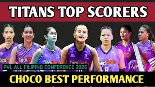 SISI RONDINA & EYA LAURE DI NAG PAAWAT SA  GAMES TITAS BEST PERFORMANCE PVL 2026