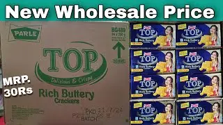 parle top delicious & crispy rich buttery crackers price 30rs wholesale price @gyanfunction