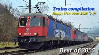 Trains compilation 2025 (Best of 2025) & Happy New Year 2026 !
