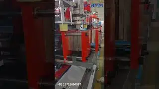 Semi-automatic double-station blow molding machine