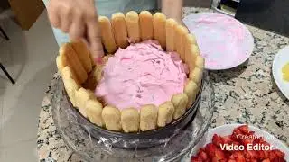 حلوة شاغلوط ساهلة و لذيذة charlotte