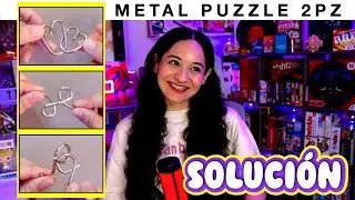 🤯 SOLUCIÓN A TRES ROMPECABEZAS DE INGENIO | PUZZLES CLÁSICOS DE METAL | Nayeli
