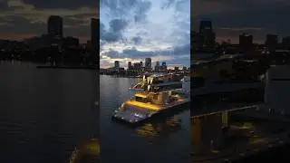 The St. Pete pier by day and by night #stpetersburgflorida #droneshot #dronevideo #droneview