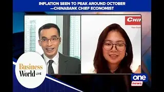 Inflation seen to peak around October--Chinabank chief economist