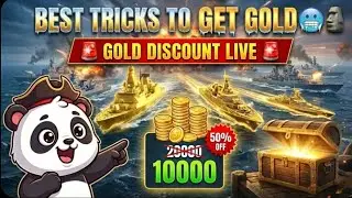 🚨GET 200,000 GOLD🥶💀 || BEST TRICKS TO GET MORE GOLD 🥇#modernwarships #golddiscount #goldtrick
