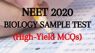 NEET 2020 Mock Test | NEET Biology Sample Test | NEET Biology