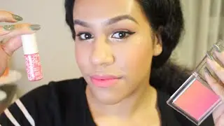 Neon Coral Makeup | K-Pop Inspired