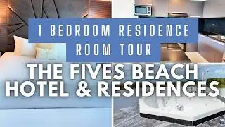 Внутри резиденции с 1 спальней и террасой на крыше | Экскурсия по номеру Fives Beach