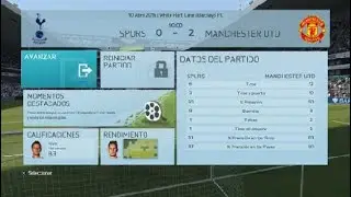 Tottenham 0-2 Manchester United Premier League 2015-16 3/10/2025 FIFA 16