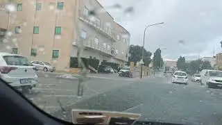 Heavy Rain Near Mater Dei | Malta Storm &ndash; 13 October 2025