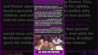 Brooklyn Beckham Absent From David Beckham 2025 Recap Amid Family Rift #shorts